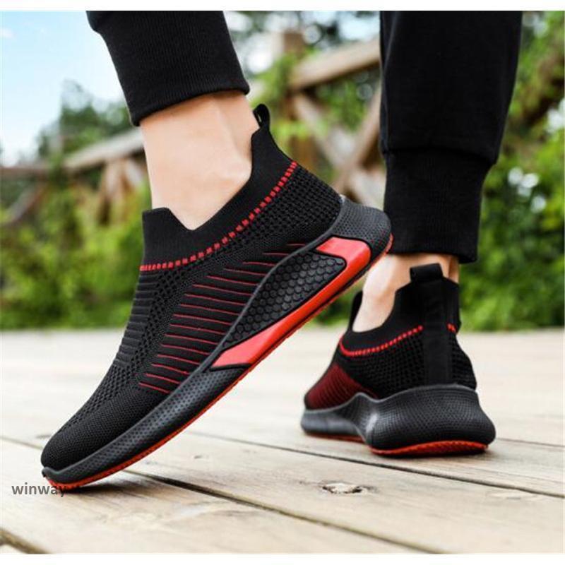 ウォーキングシューズ　スニーカー メンズ メッシュ 通気性 軽量 防臭 スポーツ トレーニングシューズ 運動靴 滑り止め ジョギング 運動