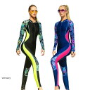新品 ウェットスーツ レディース フルスーツ 水着 日焼け防止 UVカット 切り替え ストレッチ 体型カバー 水陸両用 薄手 サーフィン ダイビング