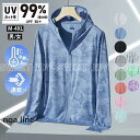 UVパーカー メンズカット 接触冷感 指穴 薄手 吸水速乾 レディース ラッシュガード 長袖 日焼け防止対策 体型カバー 自転車 ハイキング 通勤 山登