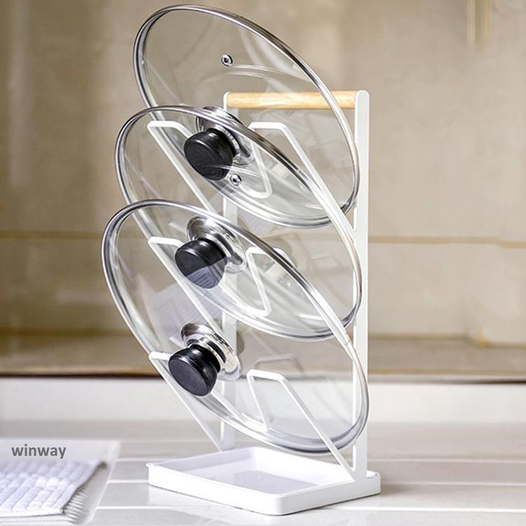 鍋ふたスタンド お玉スタンド 鍋ふたラック 調理器具 鍋蓋収納 キッチン収納 自立式 まな板スタンド シ..
