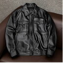 メンズPUジャン PU 秋冬 レザージャケット ライダースジャケット バイクウェア シングル 男性用 上品