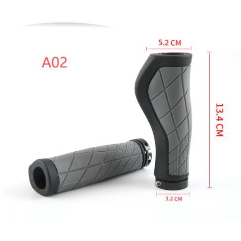 自転車グリップ ラバーグリップ 2個セット バーエンドバー 持ち手 ハンドルグリップ 自転車用品 マウン..