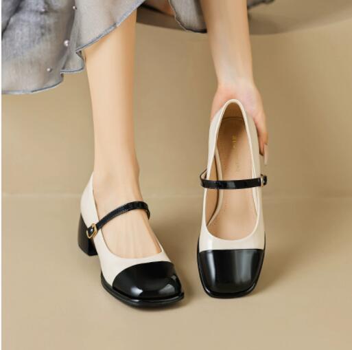 パンプス リゲッタ 春 靴 ストラップ レディース 歩きやすいウェッジヒール ヒール パンプス 美脚 スクエア ぺたんこ シューズ コンフォートシューズ レディ...