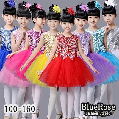 子供ドレス ワンピース スパンコール　キッズ パニエ チュチュ スカート かわいい　ピアノ発表会　女の..