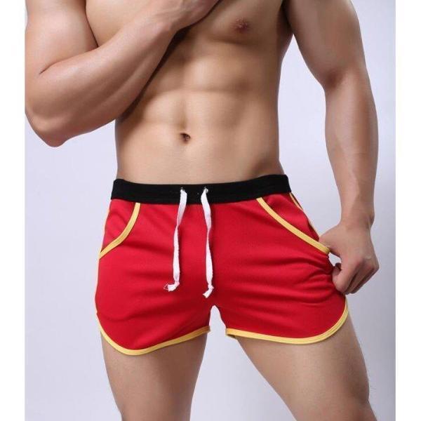 メンズ水着 ビキニパンツ ショートトランクス ブーメラン 短パン フ スイムショーツ ビーチズボン 海パン ボクサー ボックス 水泳用品