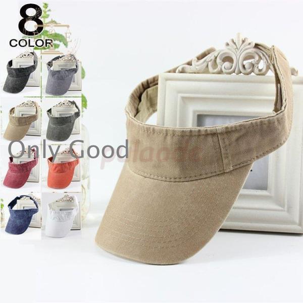 サンバイザー レディース メンズ ゴルフ バイザーキャップ 男女兼用 帽子 ウォーキング ランニング 無..