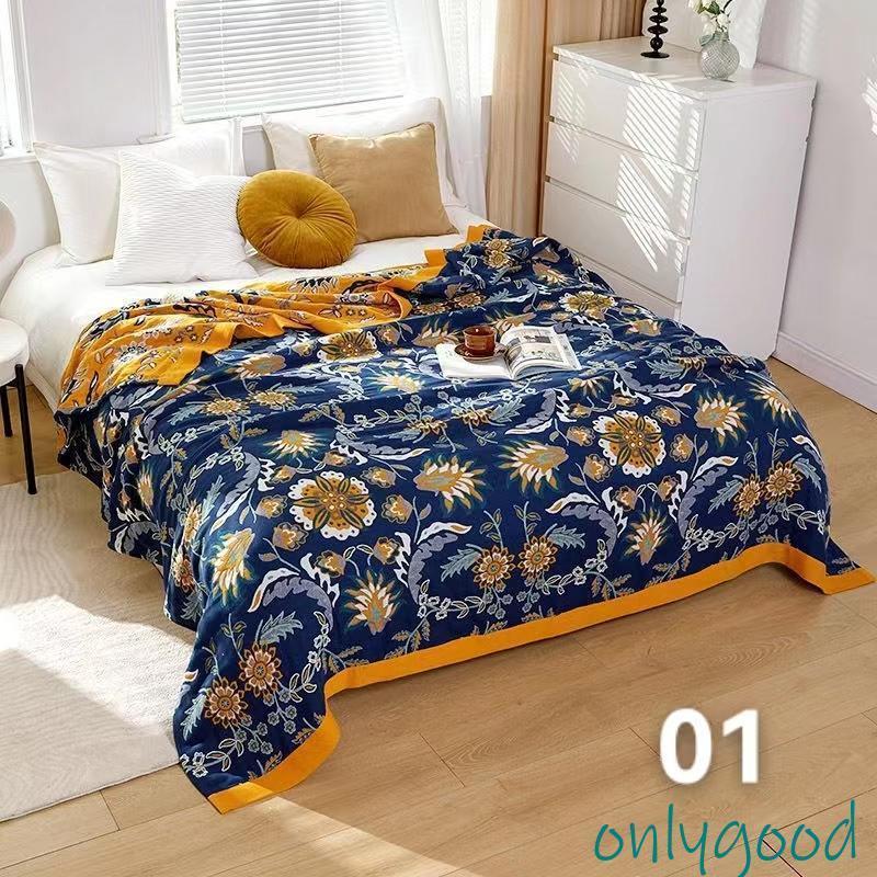 タオルケット シングル 綿 オルテガ柄 夏掛け 肌掛け ブランケット おしゃれ2023