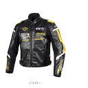 エルフ EJ-W120/YEL/4L エルフ(elf) バイク用 ジャケット 秋冬モデル エヴォルツィオーネPUレザージャケット 4Lサイズ イエロー EJ-W120 EJW120/YEL/4L