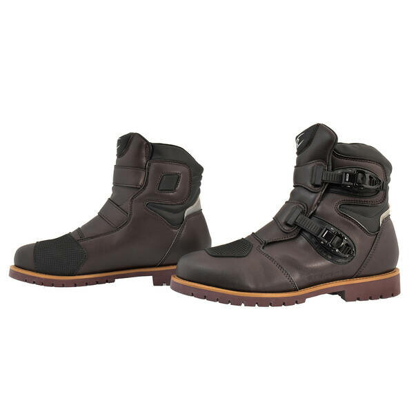 コミネ KOMINE 05-097/D.BR/28 コミネ (Komine) バイク用 フットウェア シューズ ブーツ footwear Shoes Boots BK-097 WP アドベンチャーショートブーツ ダークブラウン 28.0cm 05097