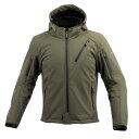 コミネ KOMINE 07-5792/ネオOLIVE/3XL コミネ (Komine) バイク用 ウィンタージャケット JK-5792 プロテクトソフトシェルウィンターパーカ IFU ネオオリーブ 3XLサイズ 075792/ネオOLIVE/3XL