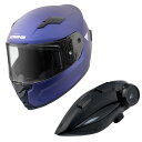 コミネ KOMINE KK-170/MAT.M.BL/L コミネ(Komine) バイク用 ヘルメット インカム セット HK-170 FL フルフェイスヘルメ...