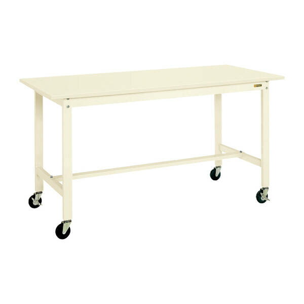 (LINEクーポン有)【個人宅配送不可】サカエ SAKAE KH-58SUBI 直送 代引不可・他メーカー同梱不可 軽量作業台(KH/200kg/スチール天板/キャスター付/H900/直進安定金具無) KH58SUBI