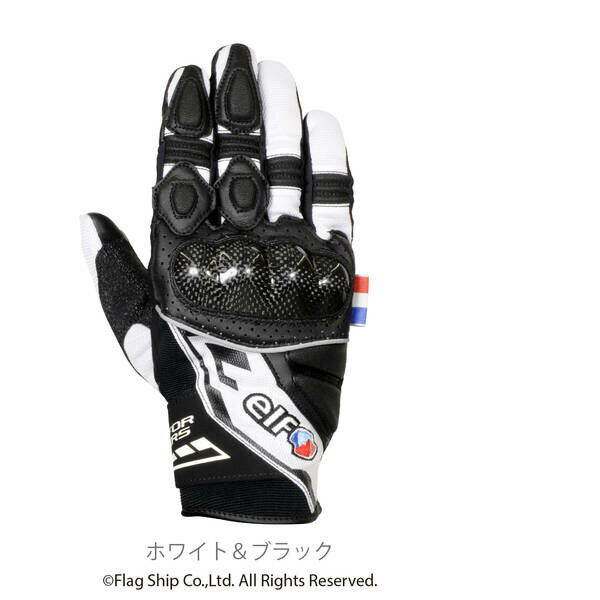エルフ EG-S525/WH&BK/WL エルフ(ELF) EG-S525 ストラーダメッシュグローブ WL レディースサイズ WH&BK EGS525WH&BKWL
