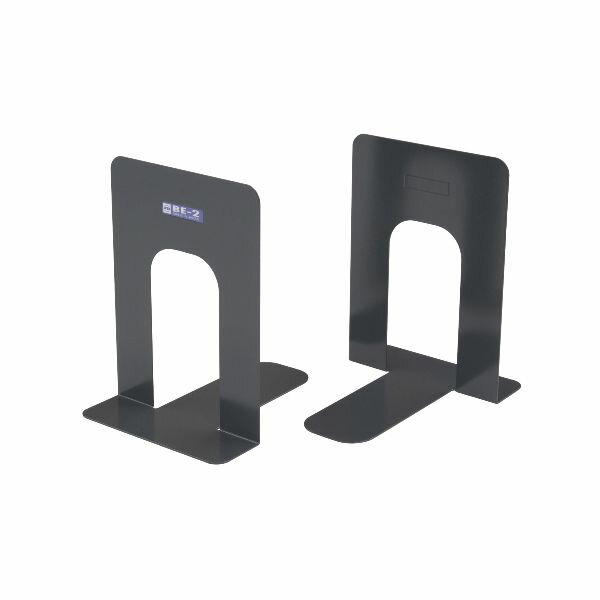 【即納在庫品】「直送」オープン工業 BE-2-BK ブックエンド 大 2枚1組 黒 BE2BK OP OPEN INDUSTRIES オフィス用品OP TROP 黒サイズ