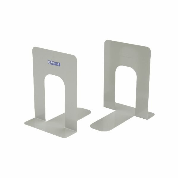 【即納在庫品】「直送」オープン工業 BE-2-GY ブックエンド 大 2枚1組 灰 BE2GY OP OPEN INDUSTRIES オフィス用品OP