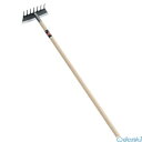 浅野木工所 09045 浅野木工 【刃物鋼】レーキ付立鎌240mm 品番09045【キャンセル不可】