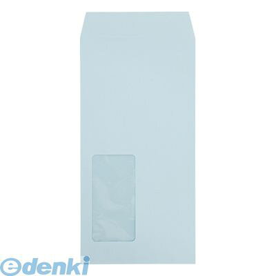 Notebooks, Paper Products - 壽堂紙製品工業 03229 マド付封筒長3　ハーフトーンカラーブルー【1000枚】