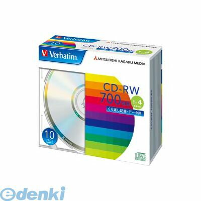 翌日出荷 三菱化学メディア SW80QU10V1 PC　DATA用　CD−RW【10枚】