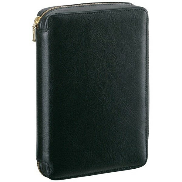 レイメイ藤井 DB3004B ダウ゛ィンチ スタンダード システム手帳 聖書 ブラック 聖書サイズ ラウンドファスナータイプ スーパーロイスレザー ビジネススタ...