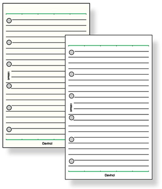 翌日出荷 レイメイ藤井 DPR251 ダヴィンチ リフィル ポケット 得用ノート 徳用ノート ポケットサイズ クリーム ダヴィンチリフィルポケット システム手帳リフィル Davinci