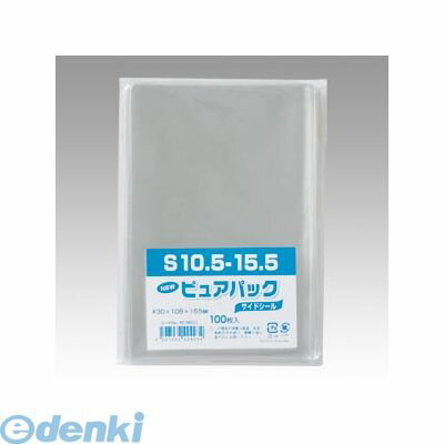 翌日出荷 シモジマ 006798223 Nピュアパック100枚入S10．5−15．5 OPP袋 テープなし はがき用 ハガキサイズ 透明OPP袋