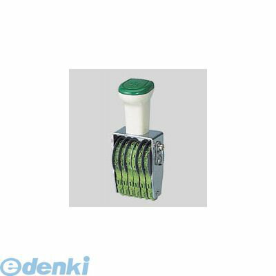 サンビー SANBY TK-036 テクノタッチ回転印 欧文3号6連【1個】 TK036 明朝体 テクノタッチ回転ゴム印