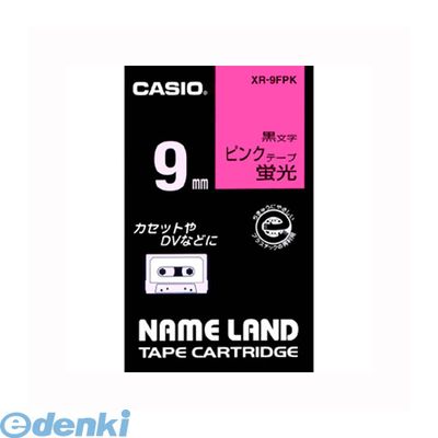 カシオ計算機 XR-9FPK ネームランド用テープカートリッジ【本体色-蛍光ピンク 黒文字】【蛍光テープ 5.5m】【1巻5.5m】XR9FPK 桃に黒文字 NAME LAND カシオ計算機 XR-9FPK ネームランド用テープカートリッジ【本体色-蛍光ピンク 黒文字】【蛍光テープ 5.5m】【1巻5.5m】XR9FPK 桃に黒文字 NAME LAND