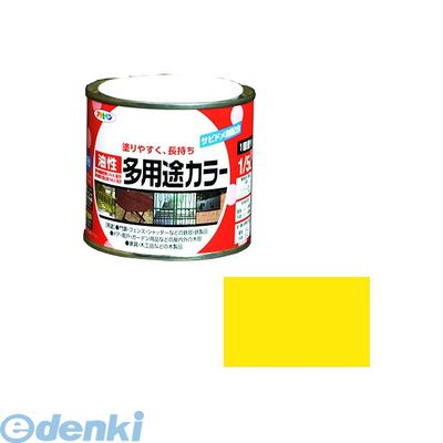アサヒペン 4970925536426 アサヒペン 油性多用途カラー 1／5L 黄色 AP AP9016560 万能塗料 アサヒペン油性多用途カラー1 ユセイタヨウトカラ-1