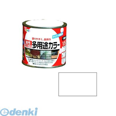 アサヒペン 4970925536228 アサヒペン 油性多用途カラー 1／5L ツヤ消し白 AP AP9016540 万能塗料 アサヒペン油性多用途カラー1 ユセイタヨウトカラ-1