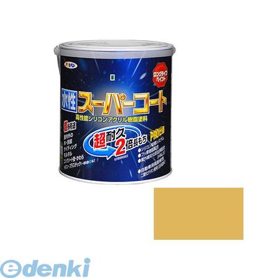 アサヒペン 4970925415288 アサヒペン 水性スーパーコート 1.6L ハーベストイエロー 水性塗料 ペンキ 多用途-水性スーパーコート 多用途ー水性...