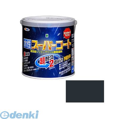 アサヒペン 4970925414618 アサヒペン 水性スーパーコート 0.7L ブラングレー 水性塗料 多用途-水性スーパーコート ペンキ 多用途ー水性スーパ...
