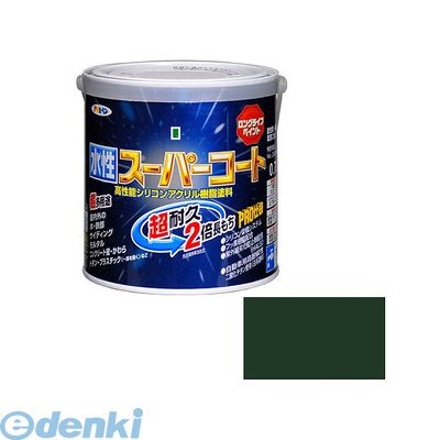 アサヒペン 4970925414564 アサヒペン 水性スーパーコート 0.7L ヘリテージグリーン 水性塗料 多用途-水性スーパーコート ペンキ 多用途ー水性...