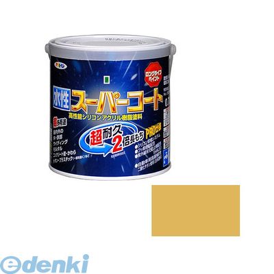 アサヒペン 4970925414281 アサヒペン 水性スーパーコート 0.7L ハーベストイエロー 水性塗料 多用途-水性スーパーコート ペンキ 多用途ー水性...