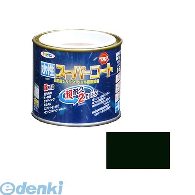 アサヒペン 4970925412577 アサヒペン 水性スーパーコート 1/5L アイリッシュグリーン ペンキ 水性塗料 多用途 ASAHIPEN 水性多用途