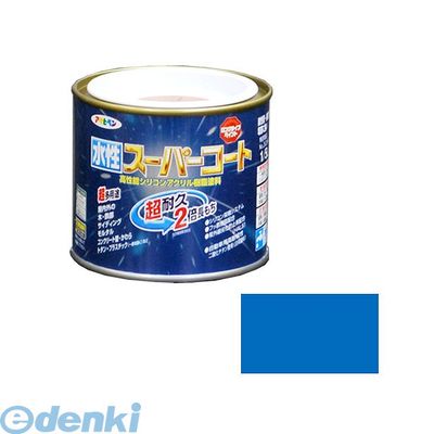 アサヒペン 4970925412478 アサヒペン 水性スーパーコート 1／5L 空色 多用途-水性スーパーコート 5L-ソライロ 多用途ー水性スーパーコート 水性塗料 ペンキ