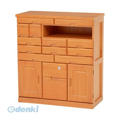 MFX-6231NA 直送 代引不可・他メーカー同梱不可 FAX台MFX6231NA ナチュラル 鍵付き サイドボード 木製 ..