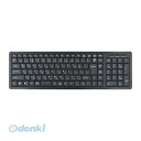 【個数:1個】 直送 代引不可・同梱不可 AOK-SL108BK アオテック スリム108キー日本語キーボード AOTECH(2)