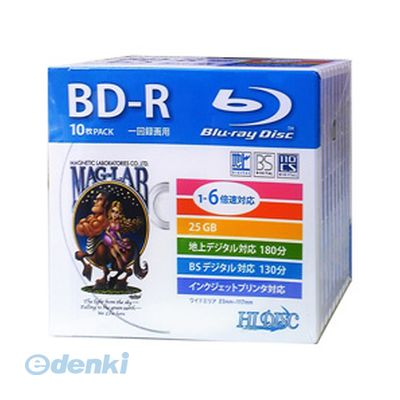 ڸĿ1ġ ľ ԲġƱԲ HDBD-R6X10SC HIDISC BDR Ͽ5mmॱ10P 25GB 6®  ॱ10