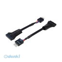 【個数:1個】 直送 代引不可・同梱不可 MB-USB3/2 変換名人 M/B USB変換 USB3.0【20p】 to 2.0【10p】 パソコン周辺機器(2)