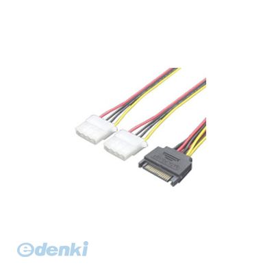 ~2 Holes - 【個数：1個】 直送 代引不可・同梱不可 SP-4P/2 変換名人 SATA電源→4pin電源2分岐