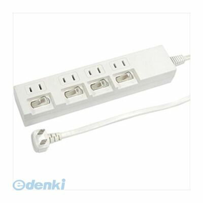 (LINEクーポン有)【個数：1個】 直送 代引不可・同梱不可 Y02442WH YAZAWA 個別スイッチ付節電タップ ヤザワ ELP個別スイッチ付節電タップ ヤザワコーポレーション
