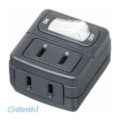 【個数：1個】 直送 代引不可・同梱不可 Y02FU210BK YAZAWA 省エネタップ ヤザワ ヤザワコーポレーション ブラック