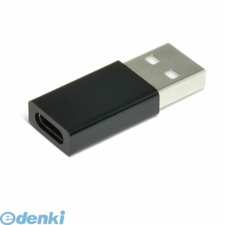 【個数：1個】 TCU20A-BK 直送 代引不可・同梱不可 TypeC→USB2．0【A】変換コネクター 【ブラック】TCU20ABK ノーブランド 日本トラストテクノロジー