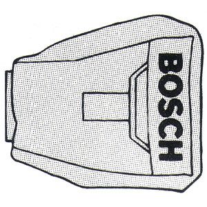 (LINEクーポン有)BOSCH ボッシュ 2605411112 吸じん袋 2605411112 吸塵袋 布製 吸じんオービタルサンダー用アクセサリー ペーパーバッグ