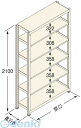 仕様■色:アイボリー■間口(mm):959■奥行(mm):752■高さ(mm):2103■棚段数(段):6■有効間口(mm):850■組立目安:2人30分■組立式■均等積載量：300kg／段■最大積載量：1500kg／台（高さ2100、2400の場合は1200kg／台）■棚板調整ピッチ：50mm 質量68.88 kg 特徴■ボルトレスで組み立て・分解作業が簡単。短時間で作業ができます。■シンプルな構造ながら強度は抜群です。■棚受けのフラット化で長尺物など多様な荷姿にも対応できます。 材質/仕上げ■本体：スチール■本体表面処理：メラミン焼き付け塗装■ベース：ポリプロピレン（再生材100％使用） 注意事項■集中荷重になりますと耐荷重能力は半減します。必ず均等に荷重を分布させてご使用ください。■連結型のみではご使用できません。 類似商品はこちら扶桑金属工業 GSN-C2109C6D 直送 35,929円扶桑金属工業 GSN-C2109E6D 直送 45,757円扶桑金属工業 GSN-C2109D6R 直送 37,448円扶桑金属工業 GSN-C2109B6D 直送 32,164円扶桑金属工業 GSN-C2109D5D 直送 36,256円扶桑金属工業 GSN-C2109D4D 直送 31,590円扶桑金属工業 GSN-C2109C5D 直送 32,082円扶桑金属工業 GSN-C2109C4D 直送 28,235円扶桑金属工業 GSN-C2109E5D 直送 40,610円扶桑金属工業 GSN-C2109E4D 直送 34,292円扶桑金属工業 GSN-C2109D5R 直送 31,918円扶桑金属工業 GSN-C2109B5D 直送 28,972円　