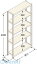 扶桑金属工業 GSN-C2415C5D 直送 代引不可・他メーカー同梱不可 グッシェルフNT Cタイプ300KG GSNC2415C5D