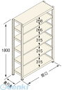 仕様■色:アイボリー■間口(mm):1538■奥行(mm):452■高さ(mm):1802■棚段数(段):6■有効間口(mm):1450■組立目安:2人30分■組立式■均等積載量：150kg／段■最大積載量：750kg／台（高さ2100、2400の場合は600kg／台）■棚板調整ピッチ：50mm 質量58.34 kg 特徴■ボルトレスで組み立て・分解作業が簡単。短時間で作業ができます。■シンプルな構造ながら強度は抜群です。■棚受けのフラット化で長尺物など多様な荷姿にも対応できます。 材質/仕上げ■本体：スチール■本体表面処理：メラミン焼き付け塗装■ベース：ポリプロピレン（再生材100％使用） 注意事項■集中荷重になりますと耐荷重能力は半減します。必ず均等に荷重を分布させてご使用ください。■連結型のみではご使用できません。 類似商品はこちら扶桑金属工業 GSN-K1815B5D 直送 31,725円扶桑金属工業 GSN-K1815B4D 直送 27,777円扶桑金属工業 GSN-K1815C6D 直送 40,839円扶桑金属工業 GSN-K1815A6D 直送 28,980円扶桑金属工業 GSN-K1815B6R 直送 32,655円扶桑金属工業 GSN-K1815C5D 直送 36,691円扶桑金属工業 GSN-K1815C4D 直送 31,385円扶桑金属工業 GSN-K1815A5D 直送 25,207円扶桑金属工業 GSN-K1815A4D 直送 22,261円扶桑金属工業 GSN-K1815B5R 直送 28,481円扶桑金属工業 GSN-K1815B4R 直送 24,938円扶桑金属工業 GSN-K1815C6R 直送 38,974円　