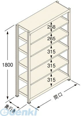【12/5限定！抽選で最大100％ポイントバック】扶桑金属工業 GSN-K1812C6D 直送 代引不可・他メーカー同梱不可 グッシェルフNT Kタイプ150KG GSNK1812C6D