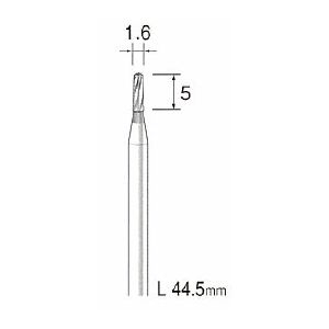 ミニター MINITOR BC1146 超硬カッター スパイラルカット φ1．6 BC-1146