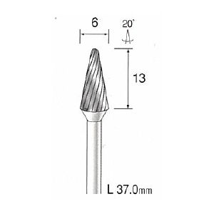 (LINEクーポン有)ミニター MINITOR BC2144 超硬カッター スパイラルカット φ6 BC-2144